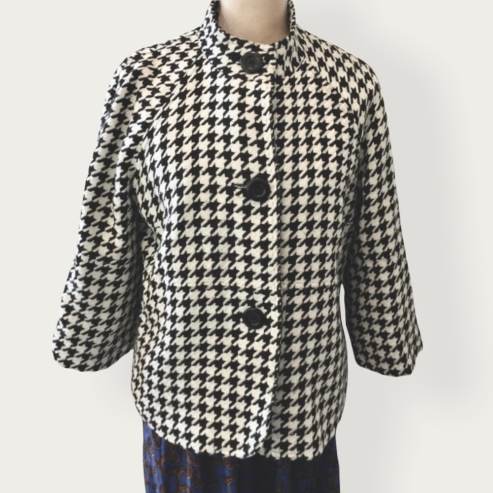 Spence Houndstooth Jacket Sz L